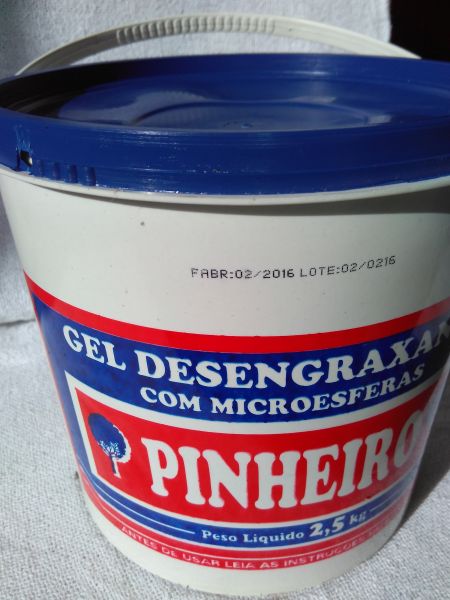 Gel Desengraxante com microesfera