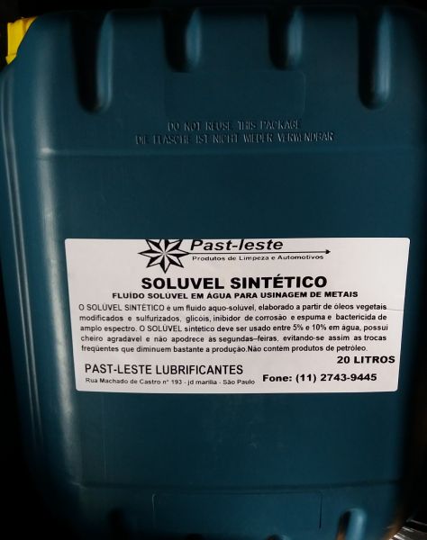 Óleo Solúvel Sintético 20 litros